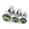 3 STK/sett Metal Anal Leker For Kvinner Voksen Sex Produkter Menn Butt Plug Rust Stål Anal Plug Sex-leke Anal Dildo Toys