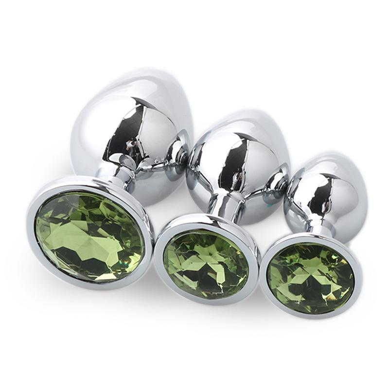 3 STK/sett Metal Anal Leker For Kvinner Voksen Sex Produkter Menn Butt Plug Rust Stål Anal Plug Sex-leke Anal Dildo Toys