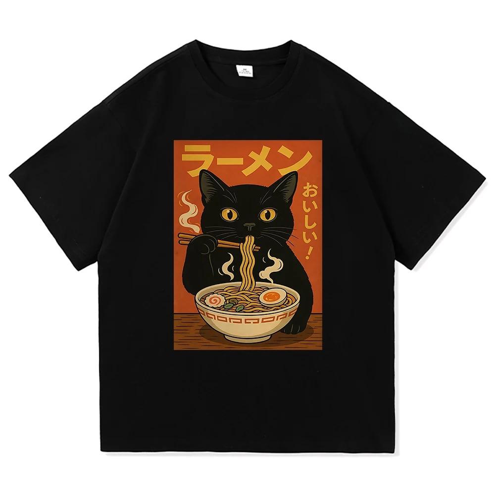 Huh Cat Meme TShirt Japanese Style Funny Cat Vintage Harajuku 100 Cotton Unisex Premium Short Sleeve Men And Women Tshirts