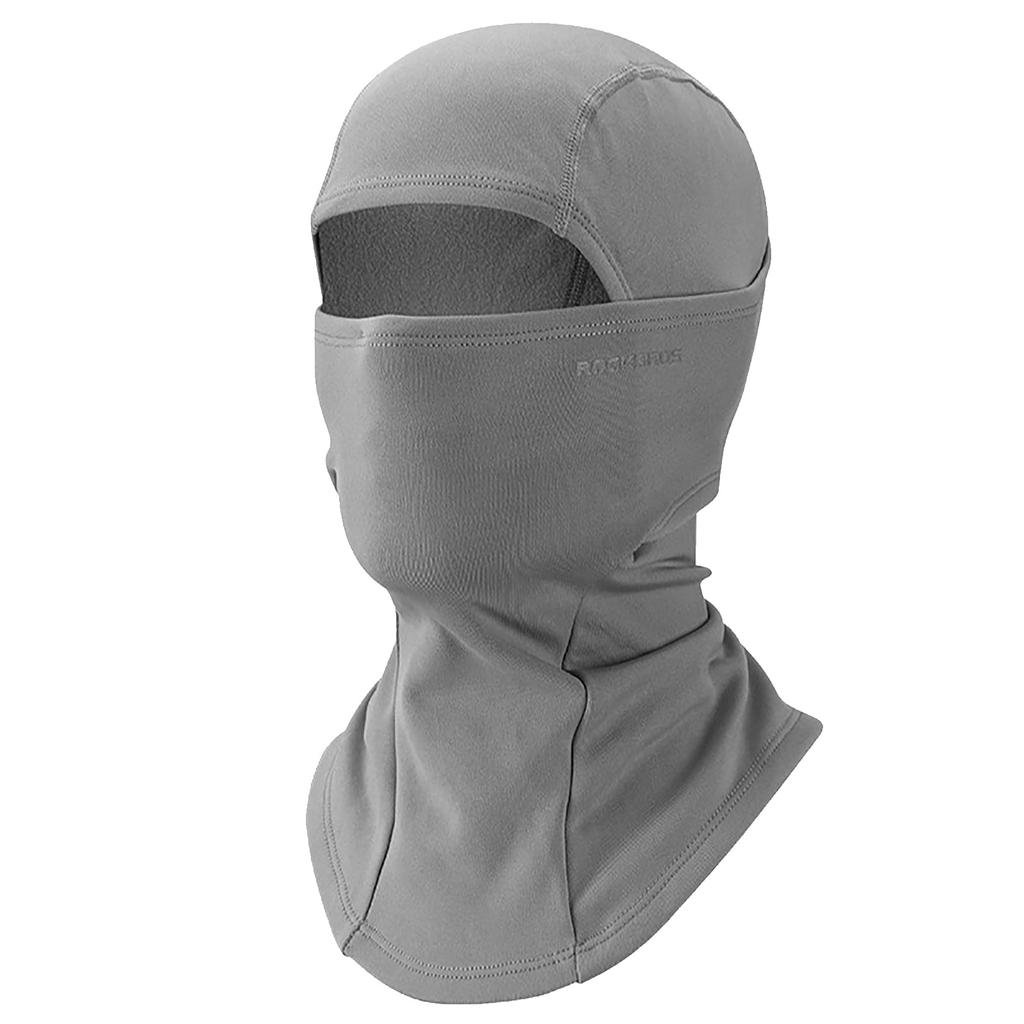ROCKBROS Neck Winter Balaclava with Fleece and Perfect for and Motorcycles Men's Warmer, Lining, Warmth, Comfort, Stretch, Skiing, Cycling, (Light