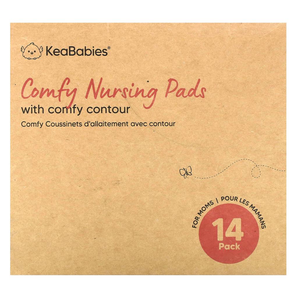 Comfy Nursing Pads, Large, Bare Beige, Pack of 14