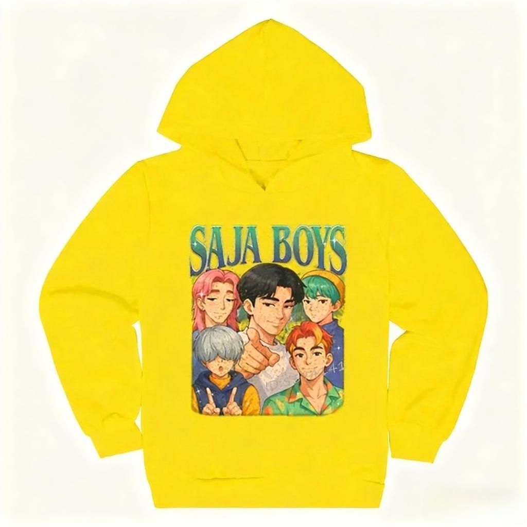 KPop Demon Hunters Saja Boys Kids Clothes Harajuku Fashion Streetwear Hoodies Girl Boy Funny Gift Clothing