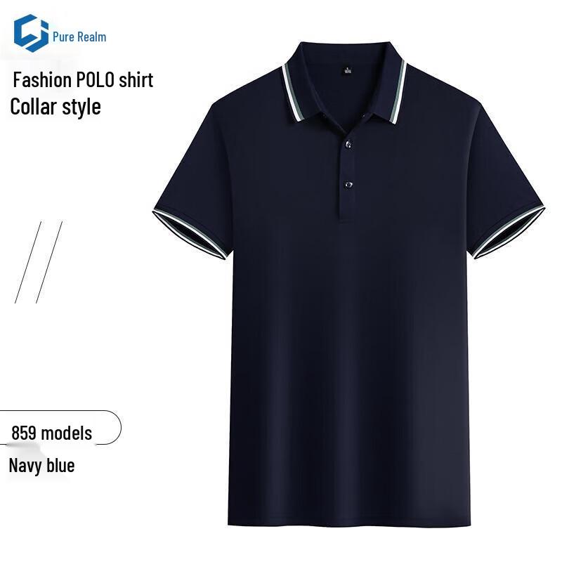 Chunjie Cotton Blend Breathable Polo Shirt