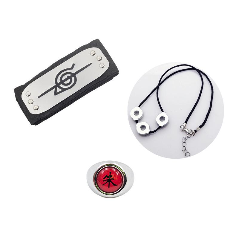 Available: Kakashi Mask, Naruto Kunai & Shuriken, Konoha Headband Set