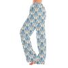 Damen Pyjamahose Nachtwäsche Lässige Hose mit Kordelzug und elastischer Taille Bequeme gerade lockere Yogahose
