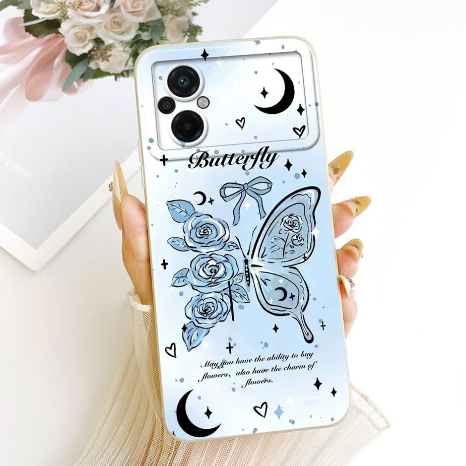 For Xiaomi Poco M5 Case Cute Cat Cartoon Cover Shockproof Soft Silicone Phone Case For Xiaomi Poco M5s PocoM5 s Back Cover Bags