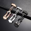 Pro hodinky TAG Heuer Spona na řemínek 18mm 20mm Nerezová ocel Dvojitá tlačítková spona pro kožený silikonový řemínek Skládací spona
