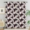 2pcs Hunting Camouflage Deer Blackout Curtains Rustic Antler Print Grommet Window Drapes Cabin Lodge Decor for Men Bedroom
