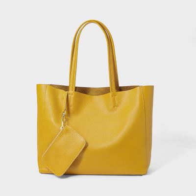 Single-shoulder Bag Cowhide Hand-held Simple Genuine Leather Large-capacity Commuting Tote Bag