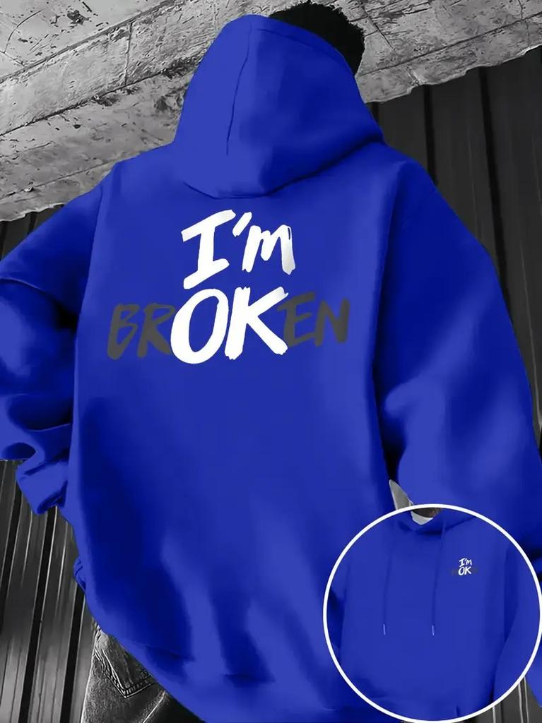 The hoodie for Spring and Autumn 2025 features a casual fashionable and comfortable 3D letter pattern print