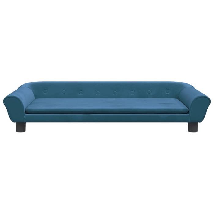 VidaXL Canapé pour enfants bleu 100x50x26 cm velours, mini canapé, mini canapé-chaise, mini canapé pour enfants, canapé de 3196393