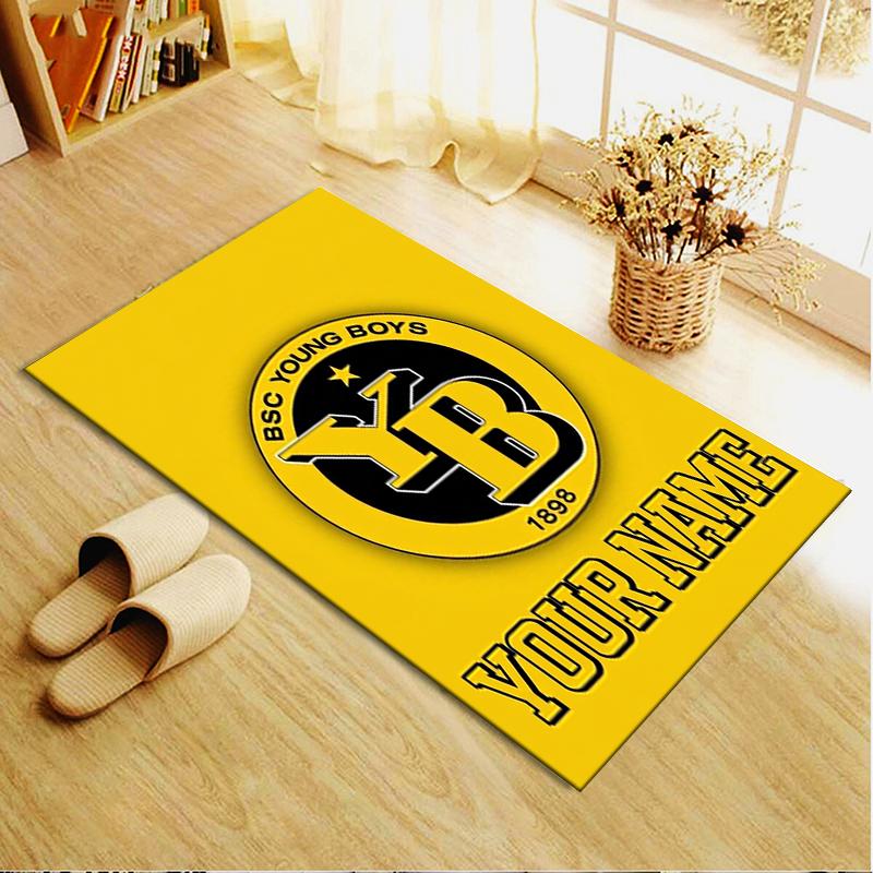 Custom Name BSC Young Carpet Rug for Living Room Bedroom Home Sofa Decoration,Kids play Non-slip Floor Mat