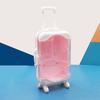 1/12 Mini Trolley Luggage Doll House Oranments Trunk Miniature Home