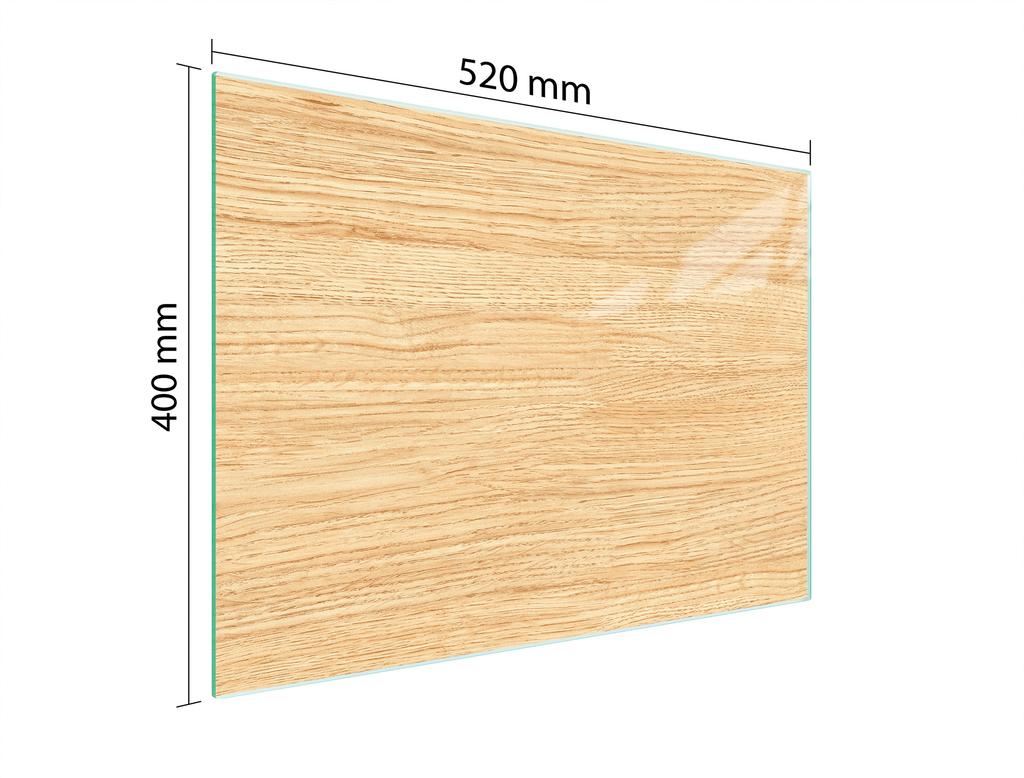 TAGLIERE IN VETRO 52x40 LEGNO