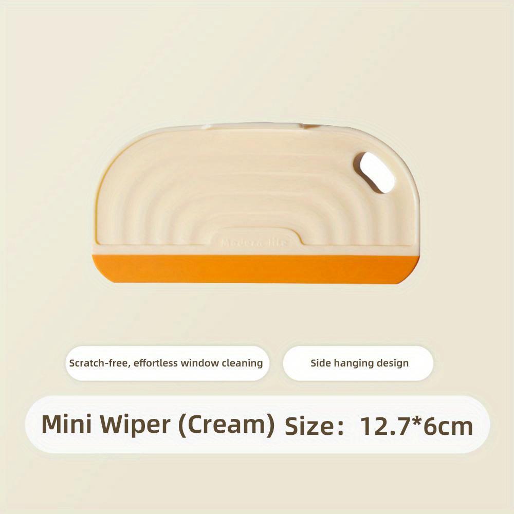 

Нецарапающий мягкий силиконовый удобный скребок для кухонной раковины, столешницы, скребок для окон, зеркал, водосгон, чистящий, скребущий, скребок для пленки оранжевый