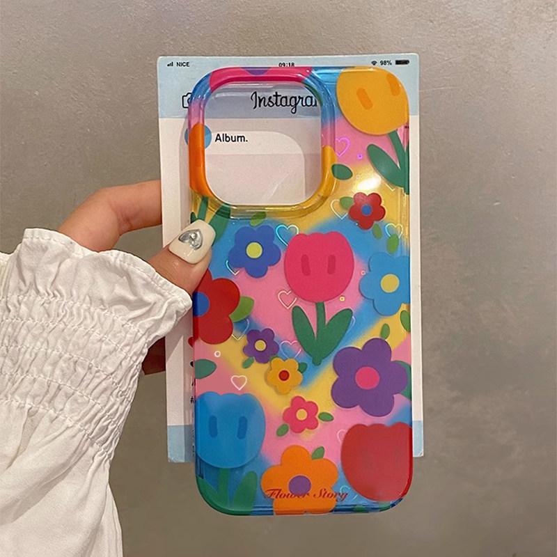 

Single Layer Tulip Case for iPhone 15, 16 Pro, 17 Pro Max - 13 Colors Available iPhone XS Max