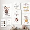 Nordic Food Coffee Beans Bean Grinder Modern Wall Art Canvas Painting Nordic Posters And Prints Wall Pictures Cafe Kitchen Decor