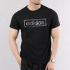 Adidas T Shirts Men's Black Crew Neck Moderate Straight Fit DY8721