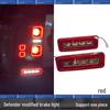 Smoked Black Taillight for Defender 90/110/130: Four-Lens Red Brake Light Mod