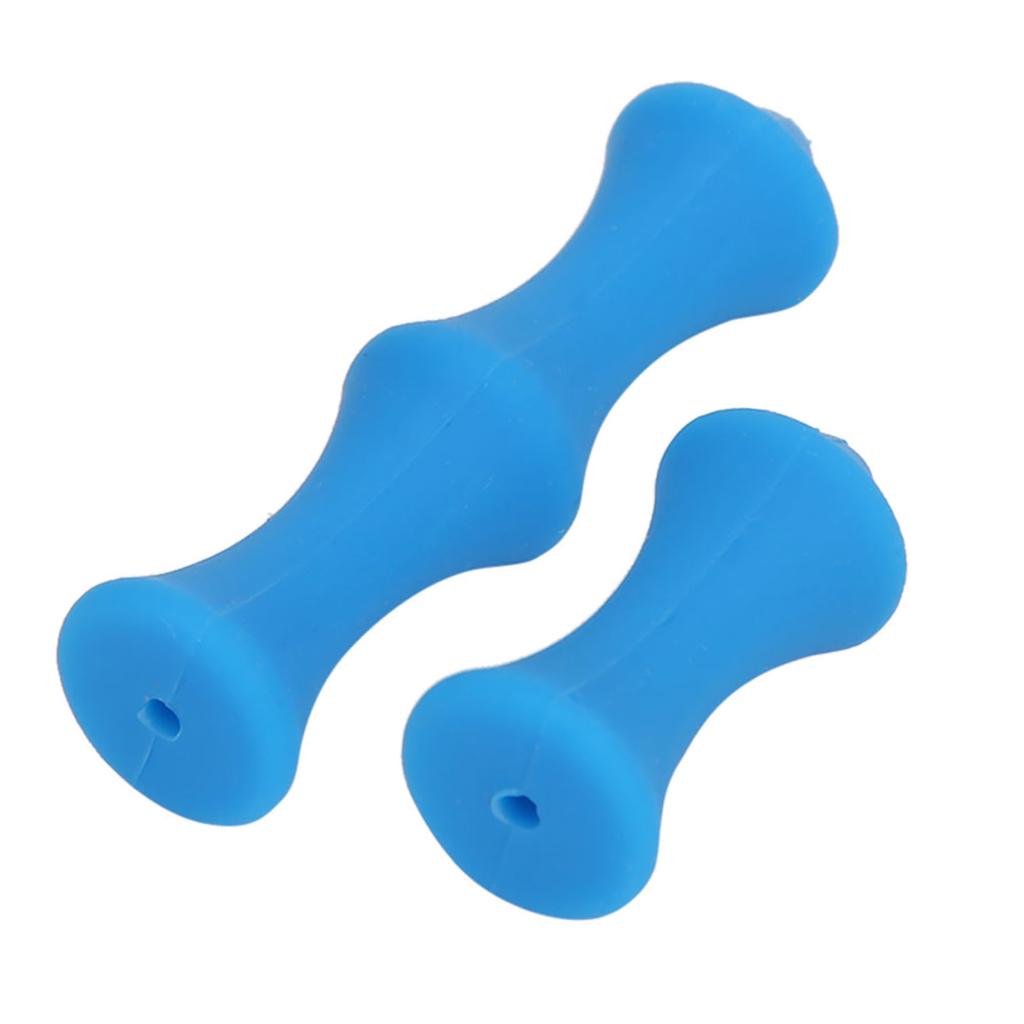 Set of Silicone Bowstring Finger Saver For Archery Hunting String Finger Guards(blue)