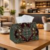 1pc Persian Classical Vintage Tissue Box - Multi-functional Napkin Dispenser, Two Sizes Available Made of Durable Polyester, Decorated with Ornate Flo