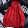 Unisex Winter Waterproof Windproof Outdoor Jacket With Removable Fleece Liner Hiking Camping Travel