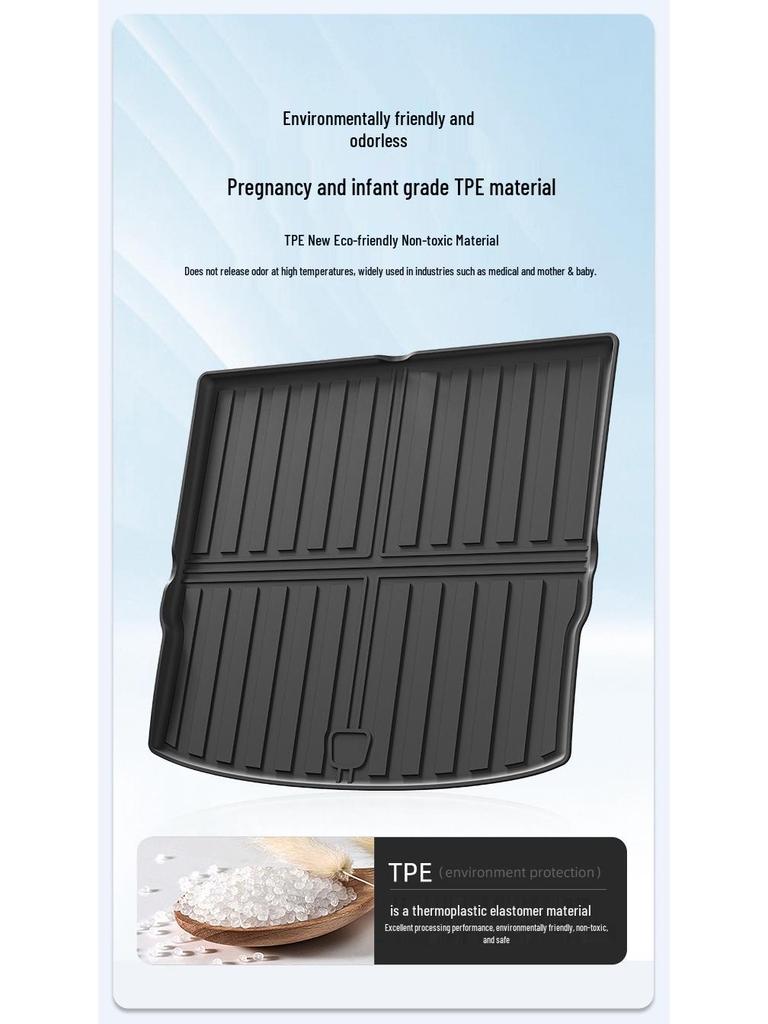 23-25 Cadillac XT5/Lyriq Eco-Friendly TPE Trunk & Seat Back Mat