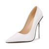 Donna Sexy Moda Moda Scarpe Singole A Punta Tacco Sottile in Metallo Scarpe da Donna WZ