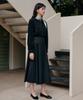 YUPPE Tucked Flare Skirt_Black