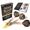 BLACK SCORPION CUESOUL 18g Tungsten Soft Tip Dart Set, Titanium Coated Barrel (CSBS-F3306-88)