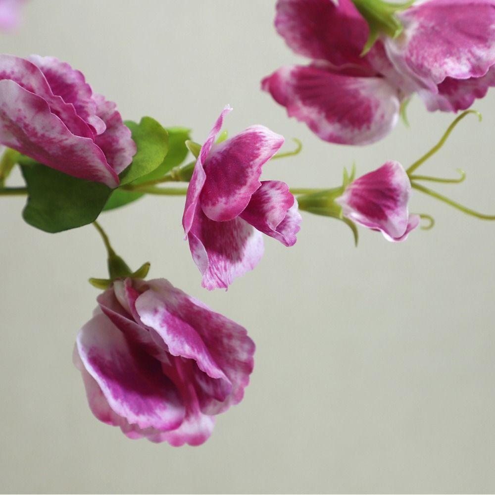 Faux Silk Fake Flowers Arrangement Long Stem Artificial Flowers  Photography Props