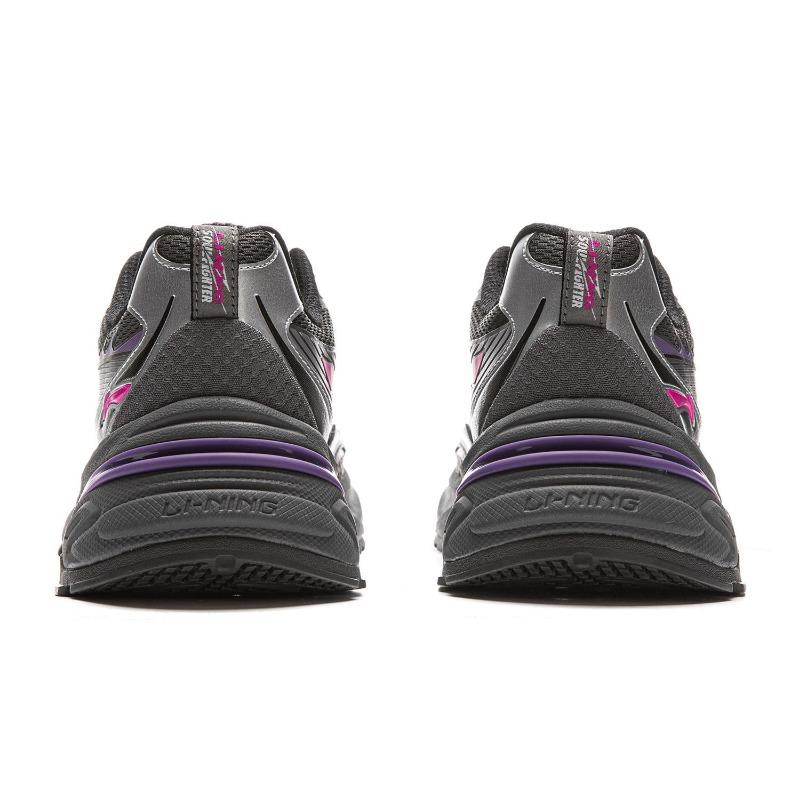 LiNing League Of Legends X Windwalker Retro Y2K Zapatillas de Moda de Suela Gruesa Zapatillas para Hombre Gris AGCV275-3