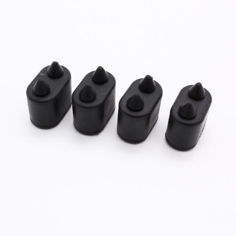 Weatherproof Vehicle Door Cushions Anti Rattle Design Easy Snap On Mounting Plastic Door Hinge Protector 4pcs for Vehicle