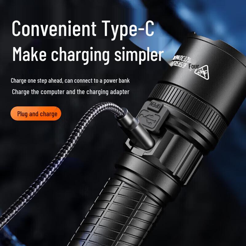 SUPERFIRE L18-N Waterproof Rechargeable Outdoor Flashlight