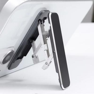 Přenosné Mini Držáky na Mobilní Telefon Stojánky Hliníková Slitina Držák Ultratenký Skládací Neviditelný Držák Pro iPhone Xiaomi Univerzální