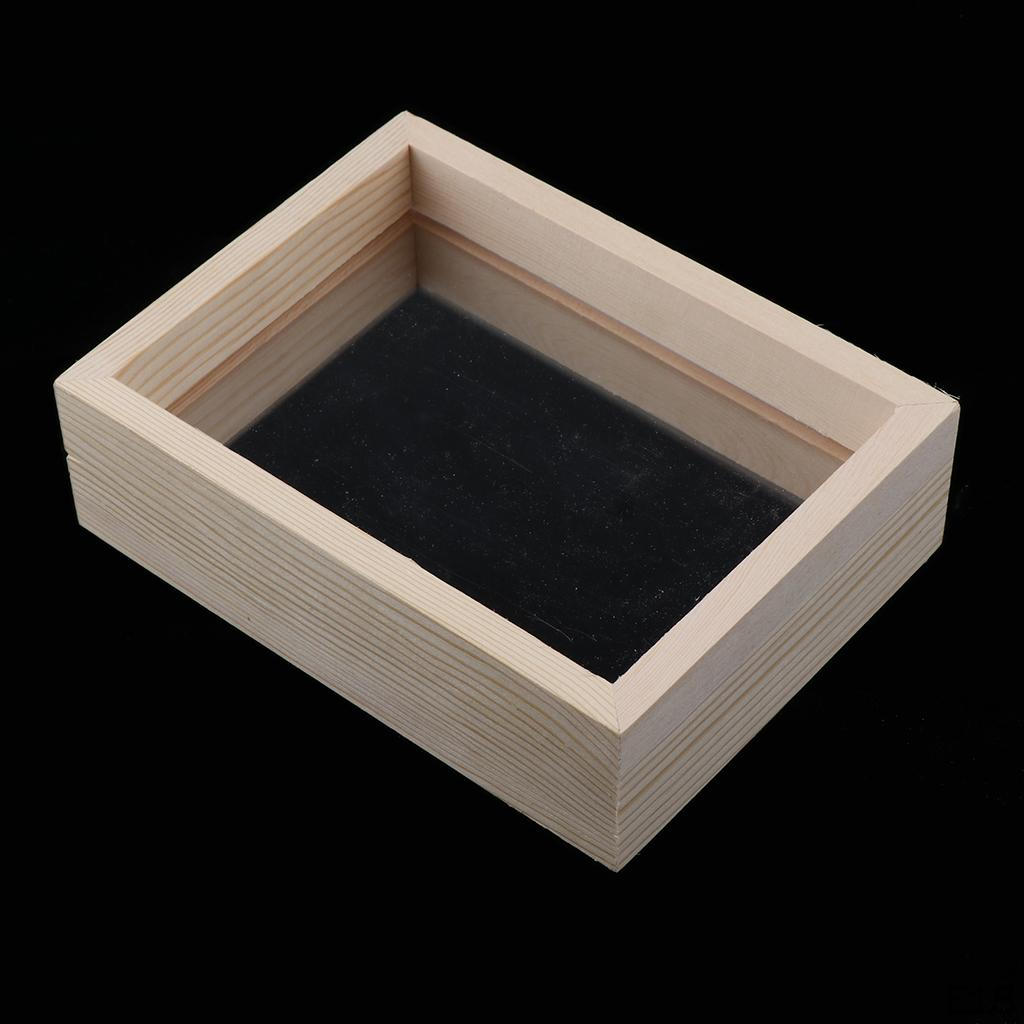 Clear Wooden Glass Picture