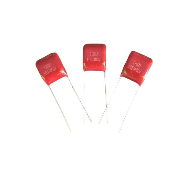 CBB Capacitor 1.0µF 400V 105J, 10mm Lead Spacing, Metallized Film