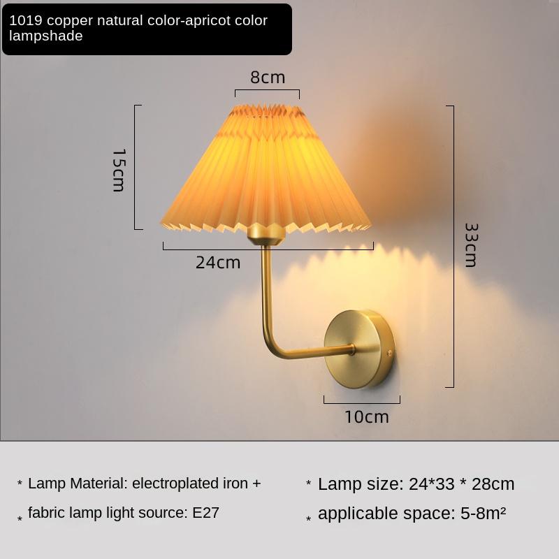 Nordic Wall Lamp E27 85-265V Retro Vintage Indoor Lighting Bedroom Liveing Room For Home Wall Light Fixture