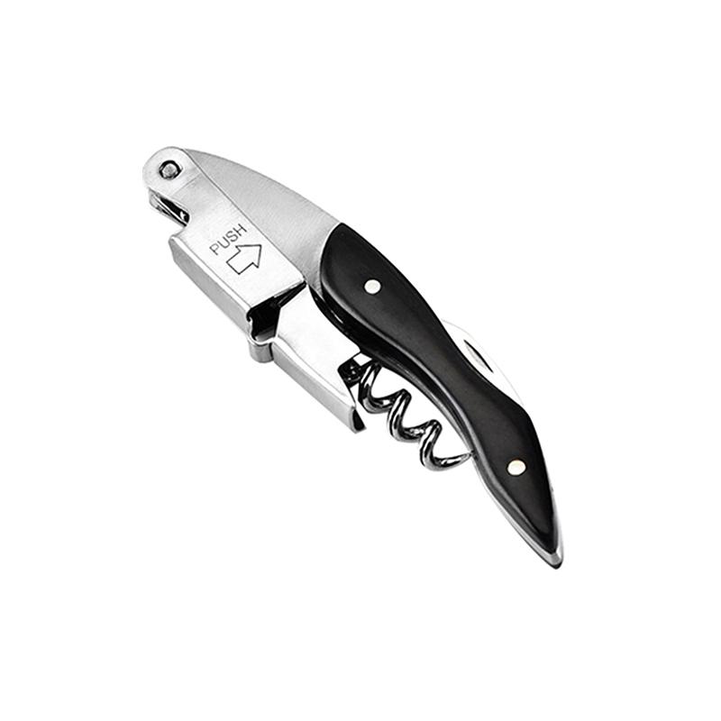 Wine Opener Professional Waiters Corkscrew, Custom Personalized LOGO Bottle Opener with Foil Cutter Wedding Gifts For Guests