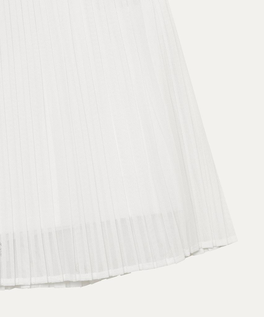 Wilseun Downtown Mesh Pleated Skirt W (2 Colors)