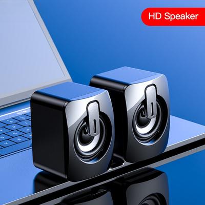 Mini počítačový reproduktor USB kabelové reproduktory 3D stereofonní zvuk Surround reproduktor Pro PC Laptop Notebook Bez bluetooth reproduktory