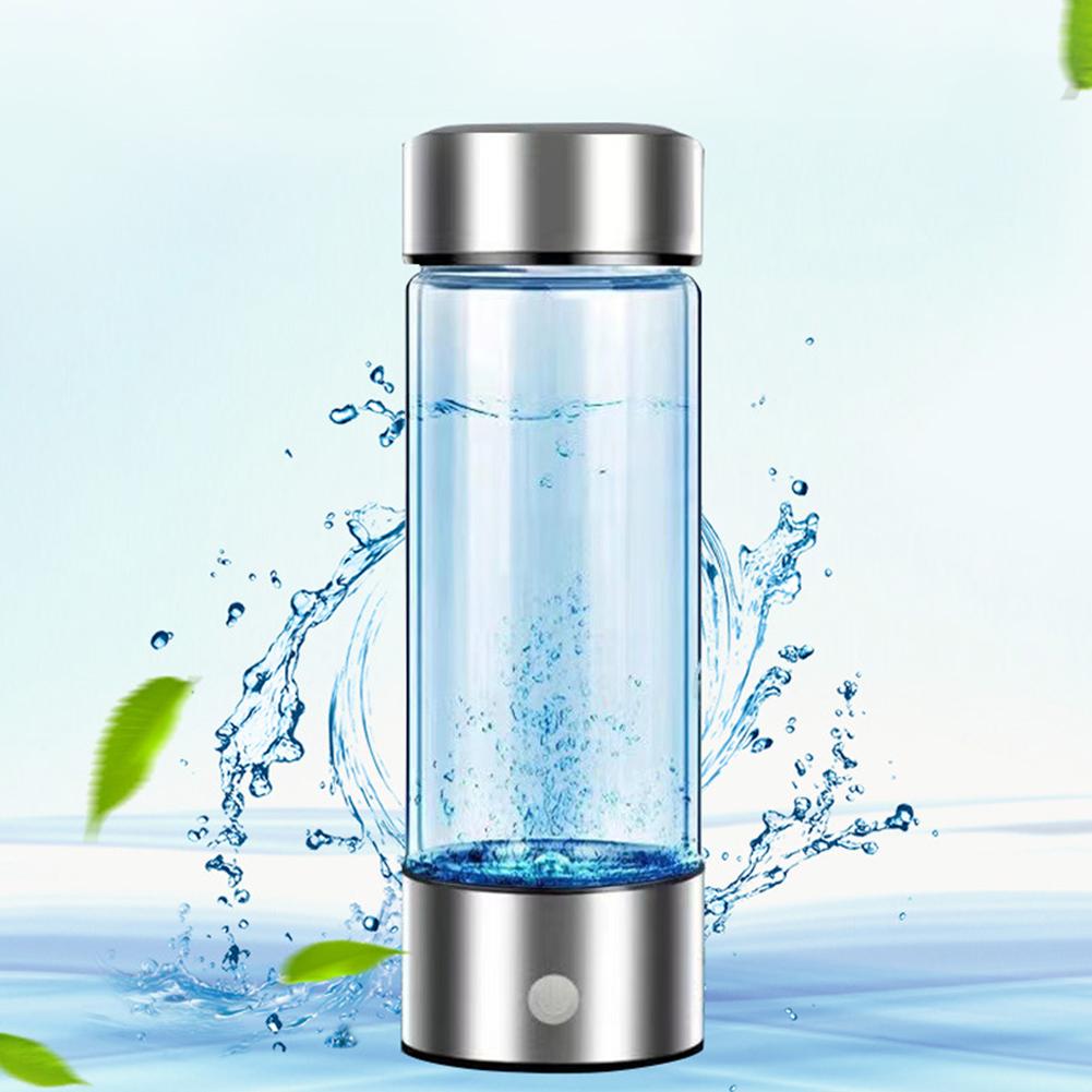 420ML Hydrogen Water Bottle Portable Hydrogen Water Generator Large Capacity Electric Hydrogen Water Bottle for Daily Drinking