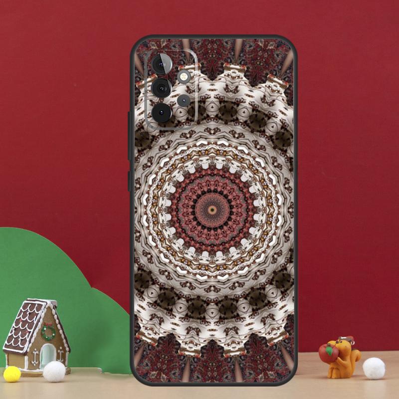 Floral Flower Mandala Design Case For Samsung Galaxy A54 A06 A16 A26 A36 A56 A53 A32 A52 A33 A13 A55 A35 A15 A14 A34 A17