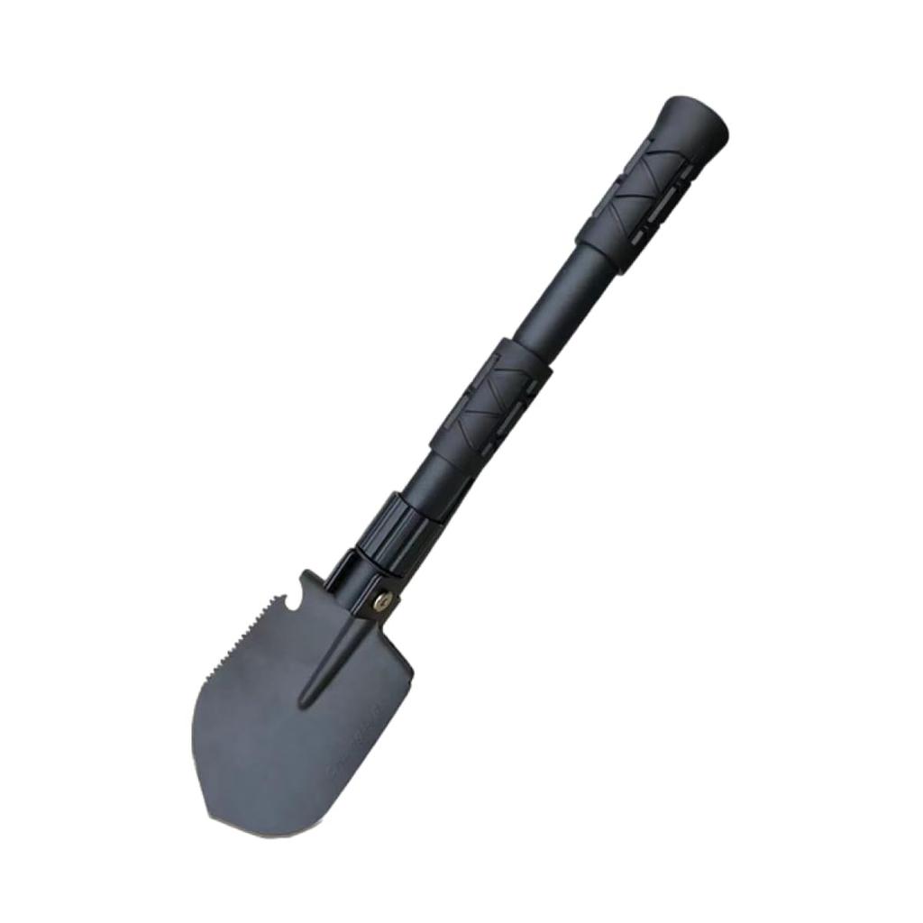 ENN LLC Shovel Folding Shovel Snow Lightweight Military Black Army Pickaxe Saw Black Bag Version Multi-function