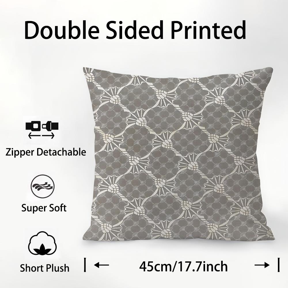 

Custom J-Joops Cool Pillow Case Plush Fabric Soft Double Sided Print Sofa Cushion Cover Throw Pillow Covers 18x18Inch