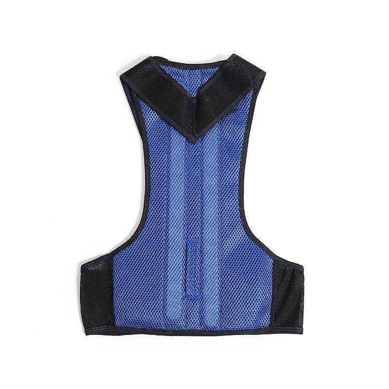 

Unisex Anti-Hunchback Posture Corrector for Students and Adults: Invisible Back Support Belt M синий