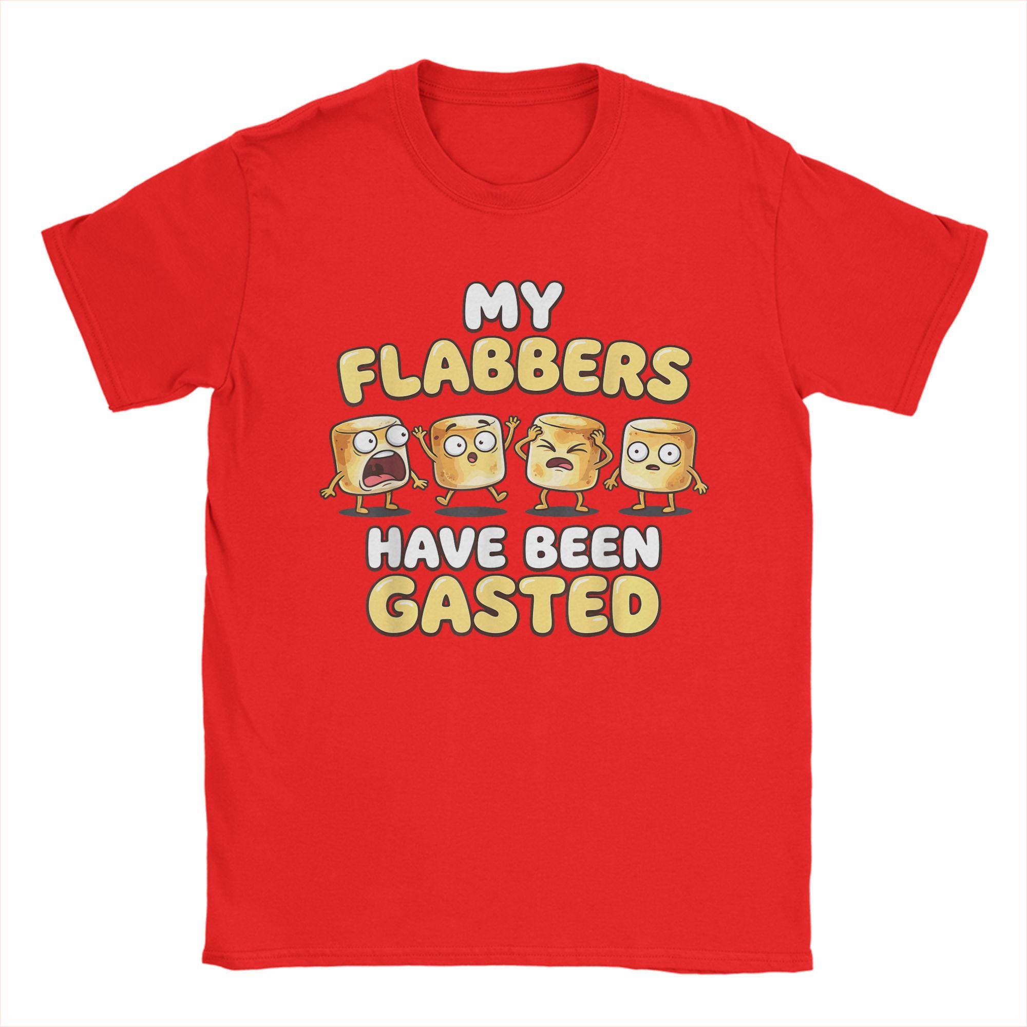 

Funny Toasted My Flabbers Have Been Gasted Funny Marshmallow Meme TShirts Unisex T Shirts Short Sleeve Tee Shirt Clothing S