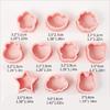 10Pcs Plastic Cartoon Pattern Cookie Cutter Biscuit Molds Cookie Decorating Tool