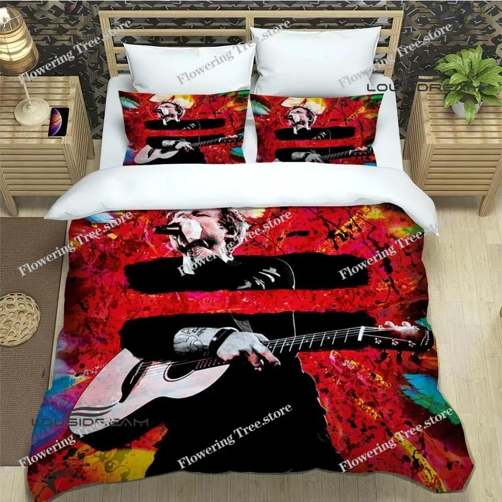 Singer Ed Sheeran Printed Bedding Sets Exquisite Supplies Set Duvet Cover Bed Comforter Set Bedding Set Luxury Birthday Gift