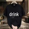 2024 Trendy Men's Cotton Short-Sleeve Round Neck Cartoon Print T-Shirt